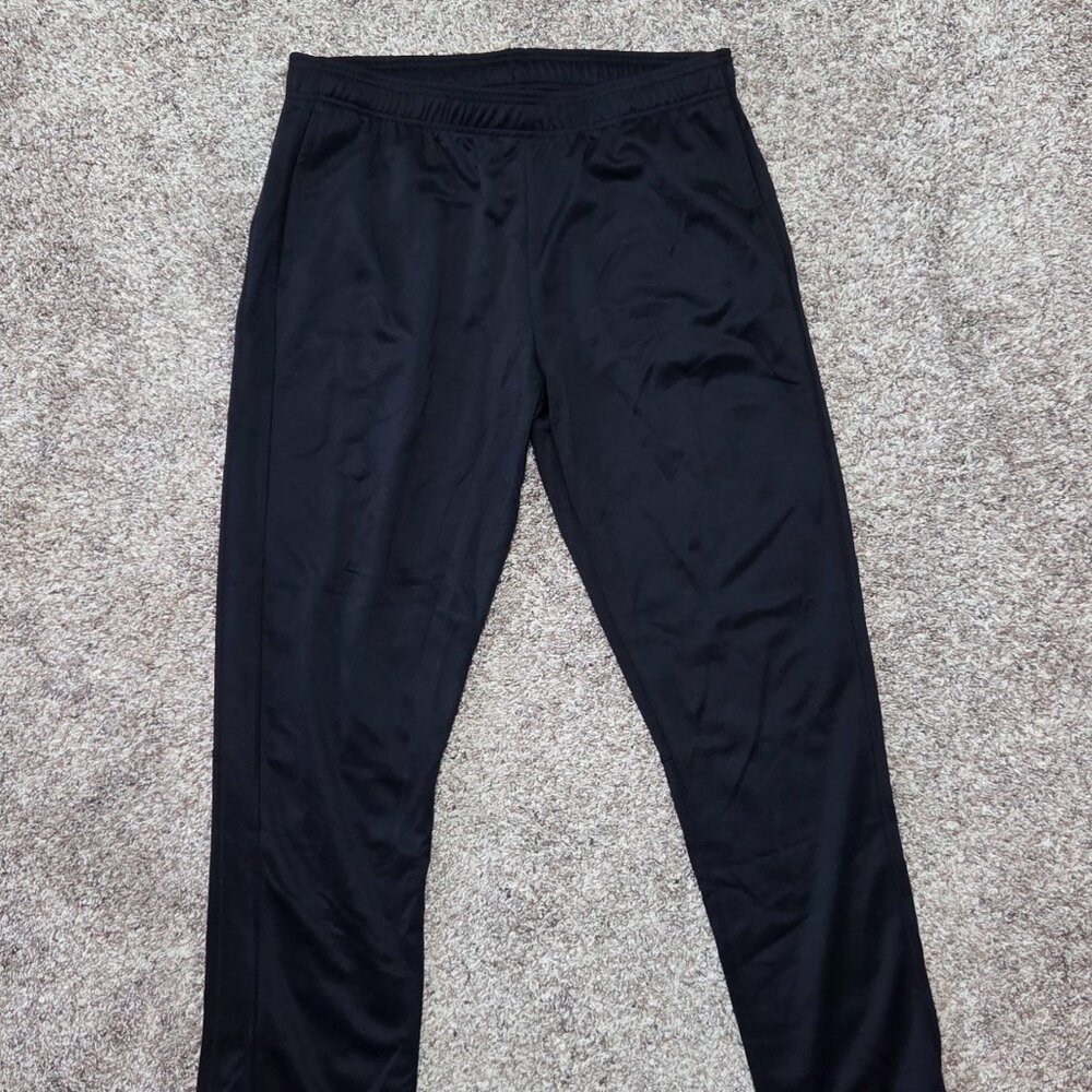 Champion Black Athletic Drawstring Jogger Pants, Men's Large